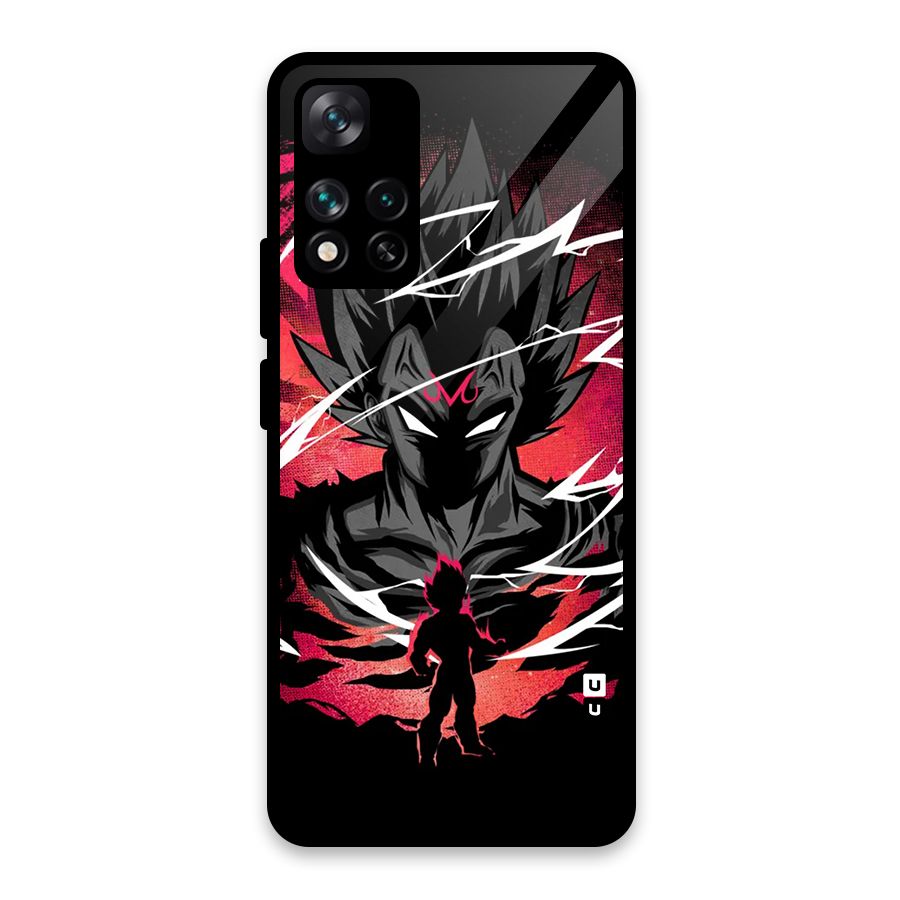 Cool Vegeta Glass Back Case for Xiaomi 11i 5G