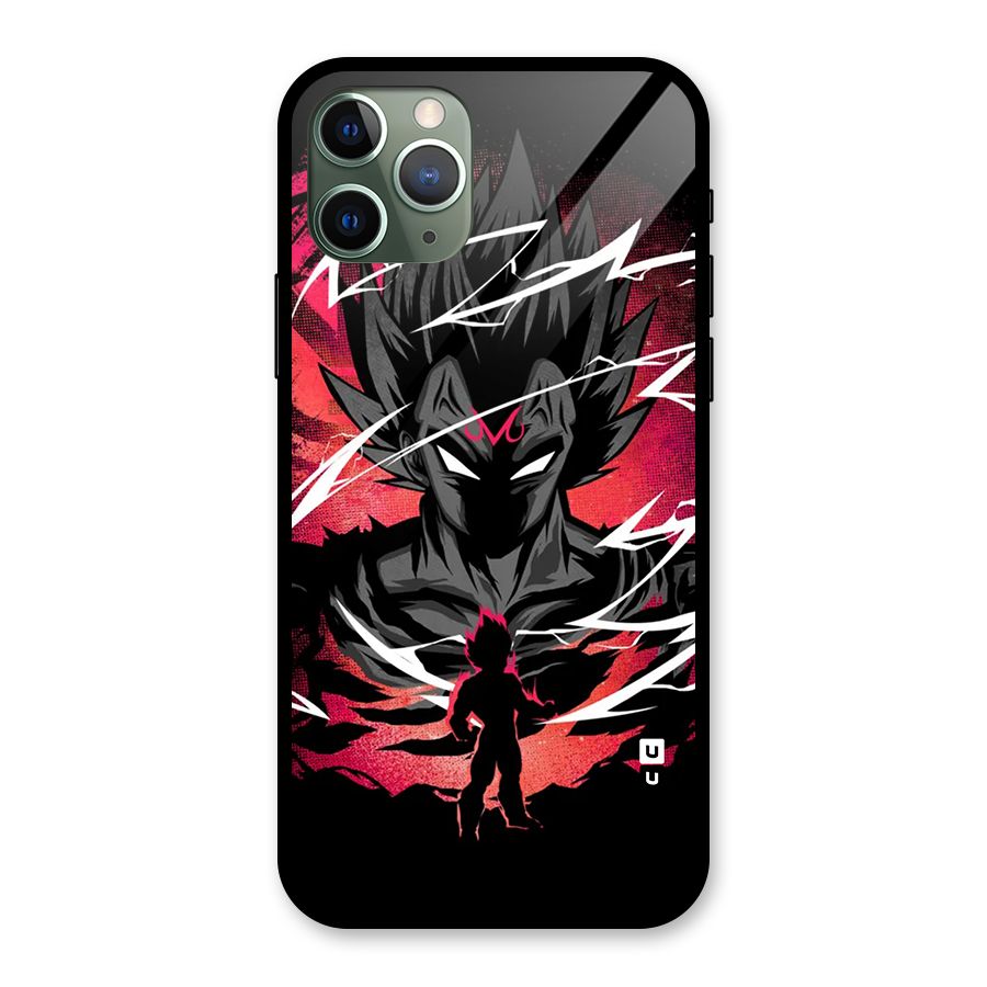 Cool Vegeta Glass Back Case for iPhone 11 Pro