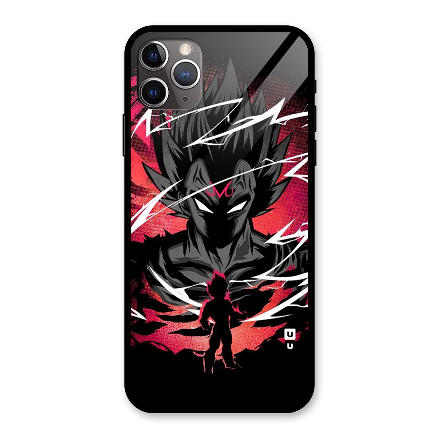 Cool Vegeta Glass Back Case for iPhone 11 Pro Max