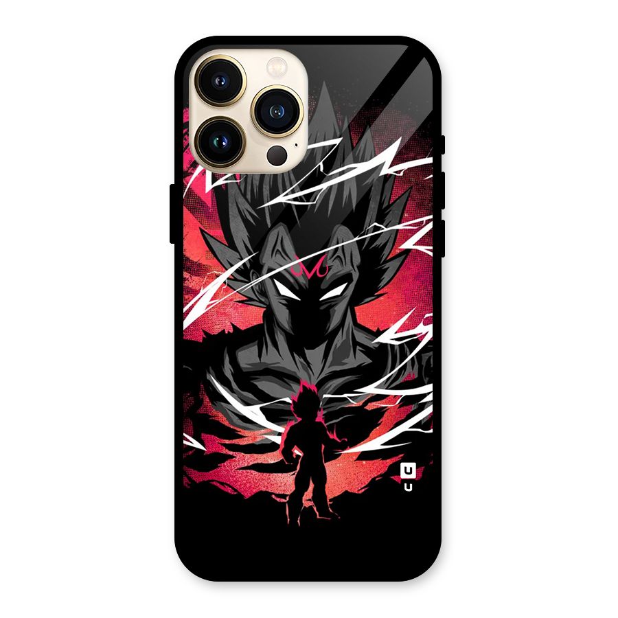 Cool Vegeta Glass Back Case for iPhone 13 Pro Max