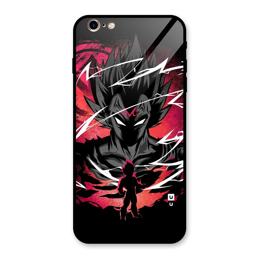 Cool Vegeta Glass Back Case for iPhone 6 Plus 6S Plus