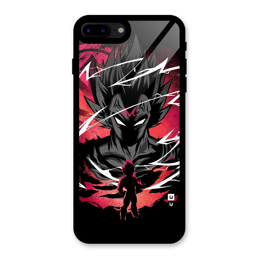 Cool Vegeta Glass Back Case for iPhone 7 Plus