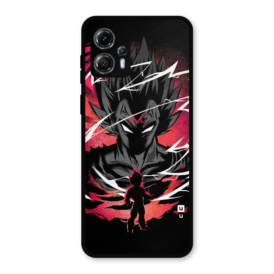 Cool Vegeta Metal Back Case for Moto G13