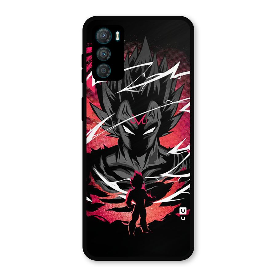 Cool Vegeta Metal Back Case for Moto G42