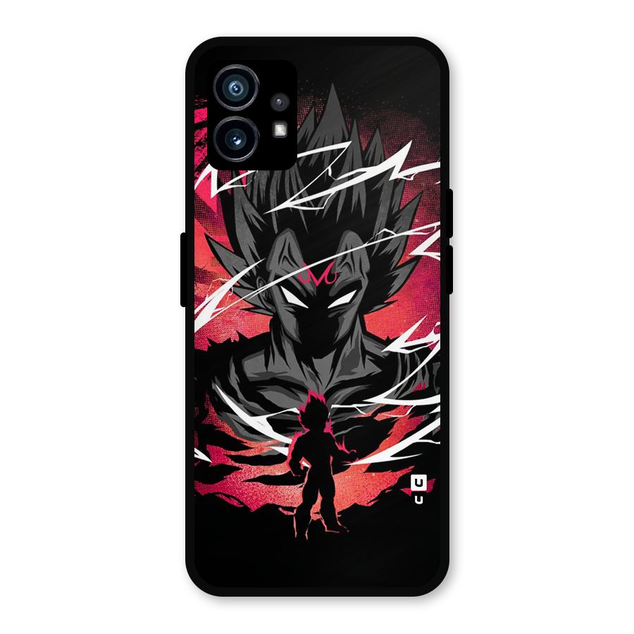 Cool Vegeta Metal Back Case for Nothing Phone 1
