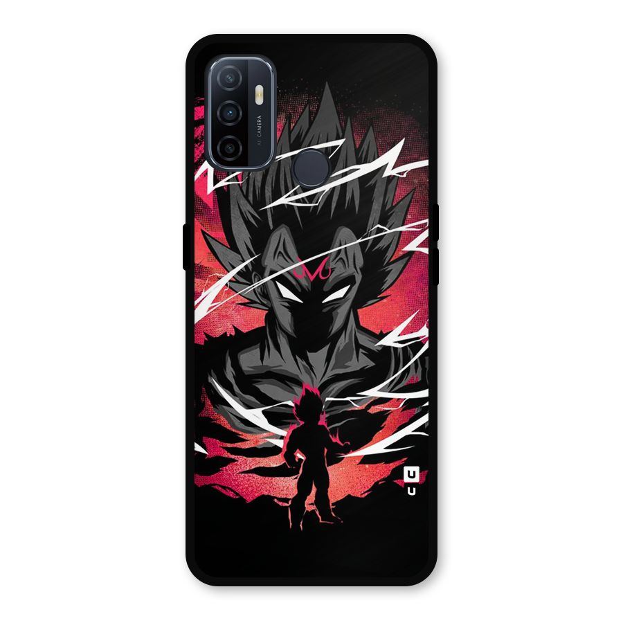 Cool Vegeta Metal Back Case for Oppo A53