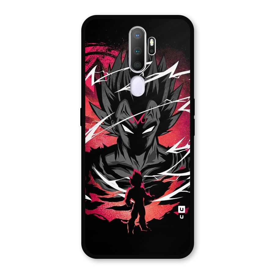 Cool Vegeta Metal Back Case for Oppo A5 (2020)
