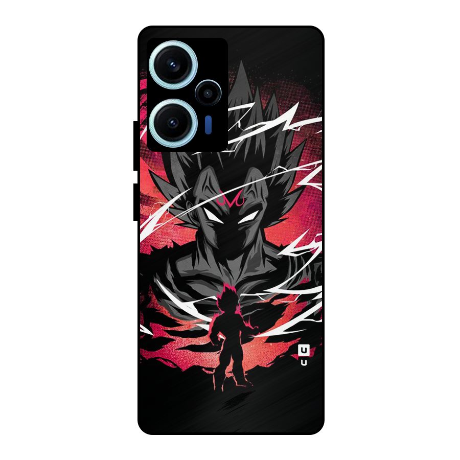 Cool Vegeta Metal Back Case for Poco F5