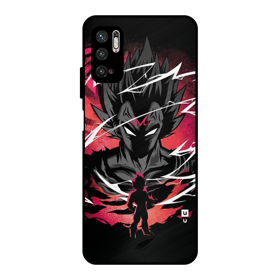 Cool Vegeta Metal Back Case for Poco M3 Pro 5G