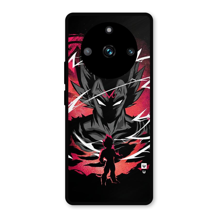 Cool Vegeta Metal Back Case for Realme 11 Pro