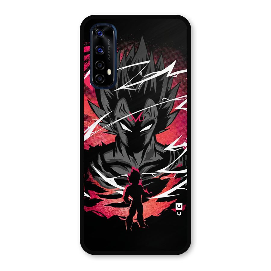 Cool Vegeta Metal Back Case for Realme 7