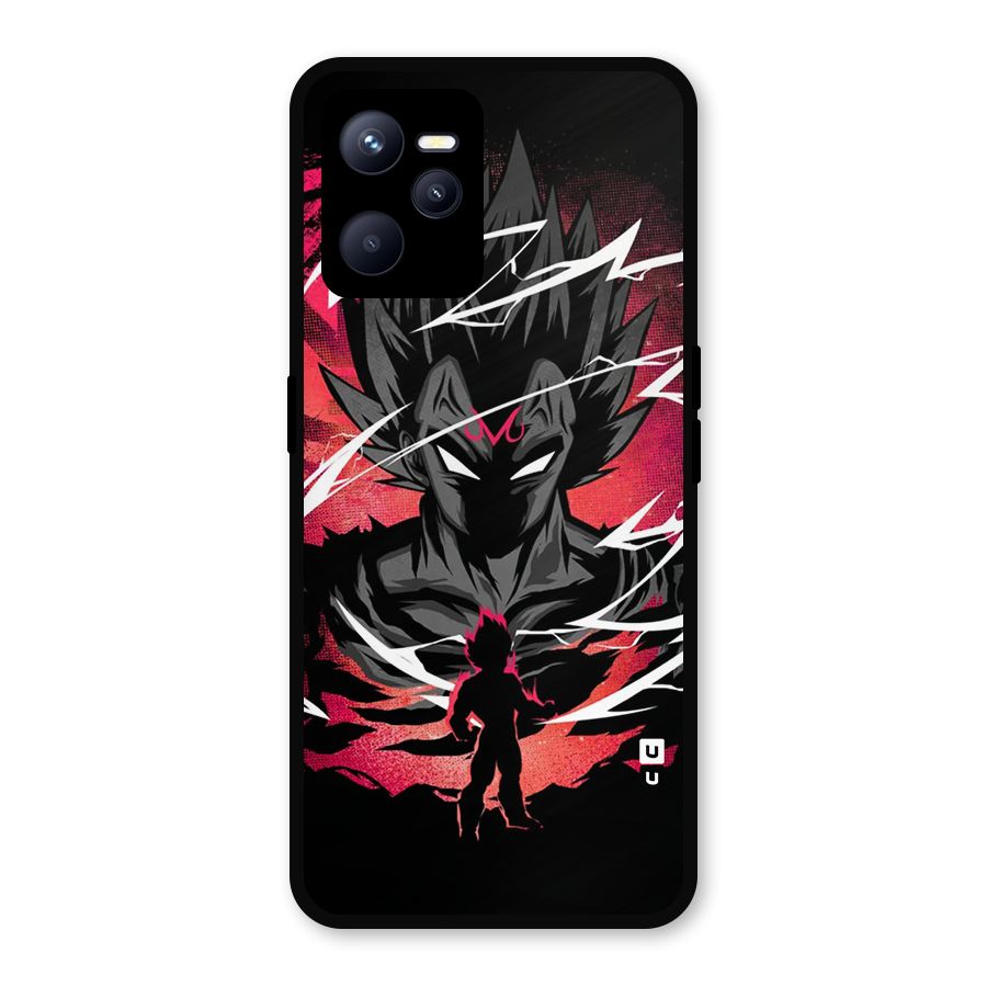 Cool Vegeta Metal Back Case for Realme C35