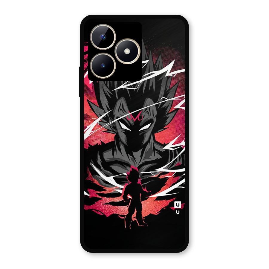 Cool Vegeta Metal Back Case for Realme C53