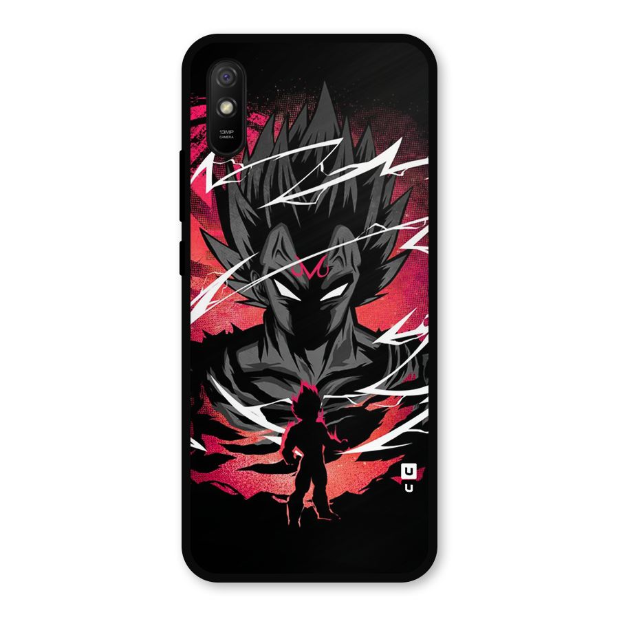 Cool Vegeta Metal Back Case for Redmi 9a