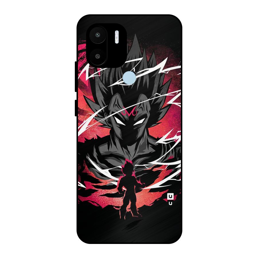 Cool Vegeta Metal Back Case for Redmi A1 Plus
