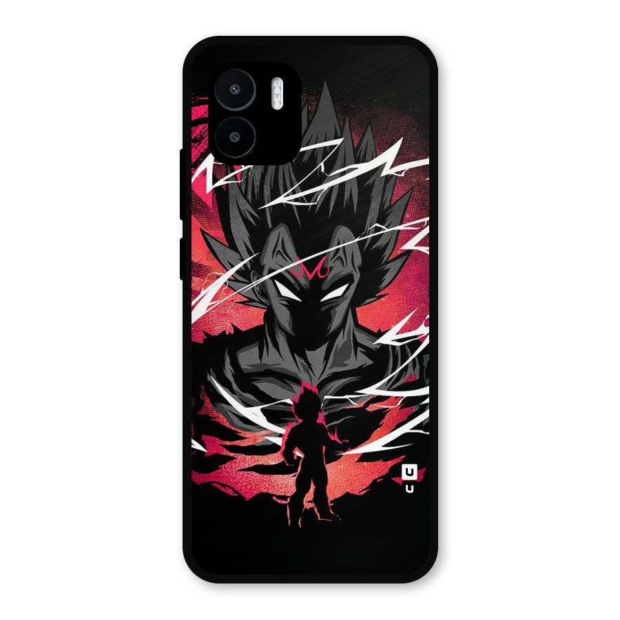 Cool Vegeta Metal Back Case for Redmi A2