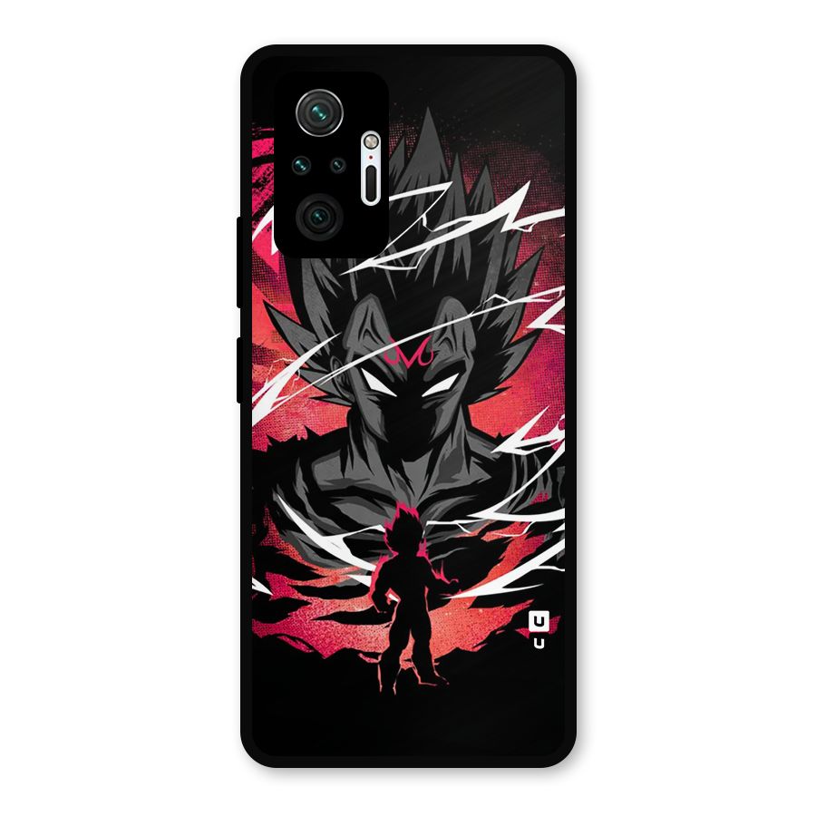 Cool Vegeta Metal Back Case for Redmi Note 10 Pro Max