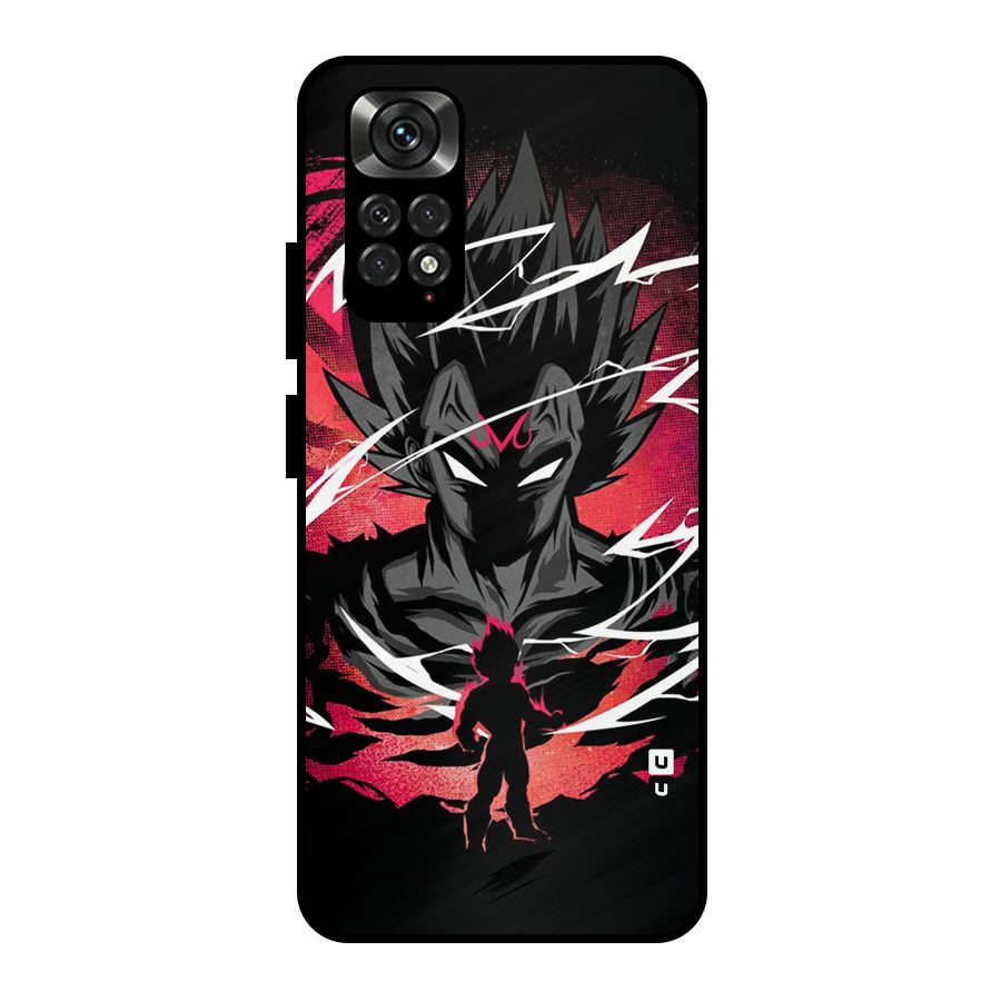 Cool Vegeta Metal Back Case for Redmi Note 11 Pro