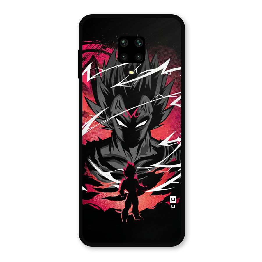 Cool Vegeta Metal Back Case for Redmi Note 9 Pro Max