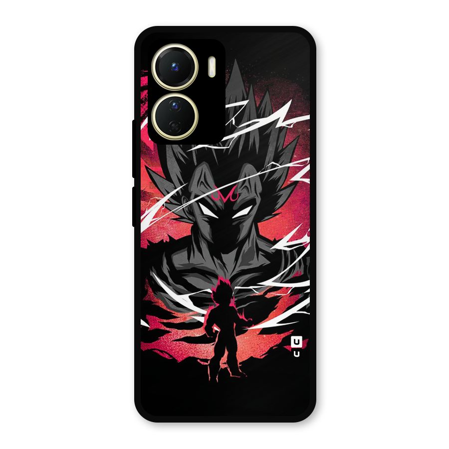 Cool Vegeta Metal Back Case for Vivo T2x