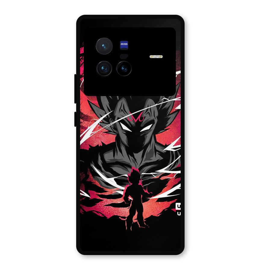 Cool Vegeta Metal Back Case for Vivo X80