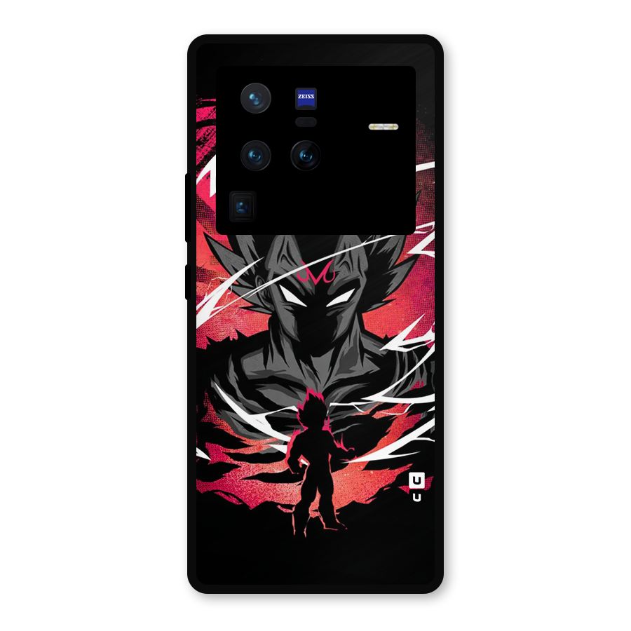 Cool Vegeta Metal Back Case for Vivo X80 Pro