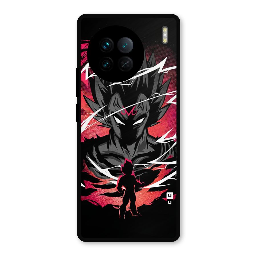 Cool Vegeta Metal Back Case for Vivo X90