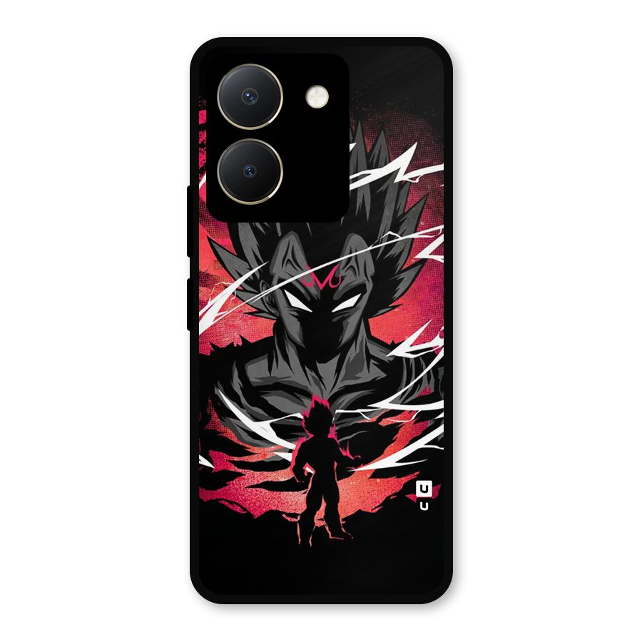 Cool Vegeta Metal Back Case for Vivo Y36