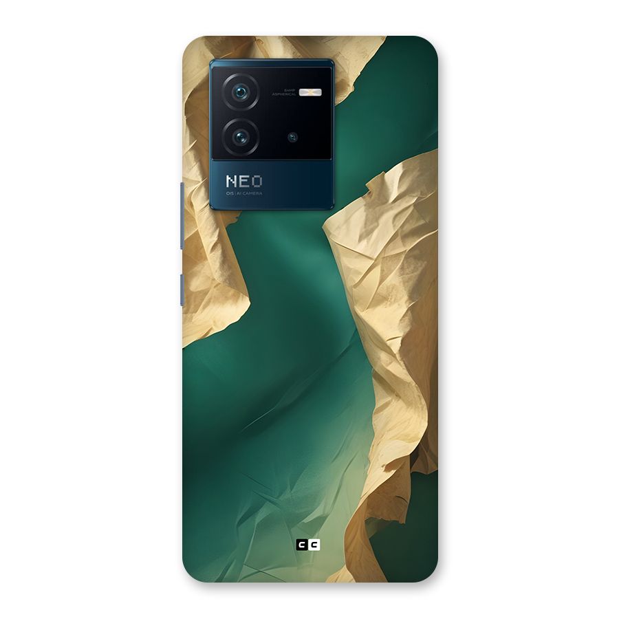 Cool Vintage Paper Back Case for Vivo iQOO Neo 6 5G