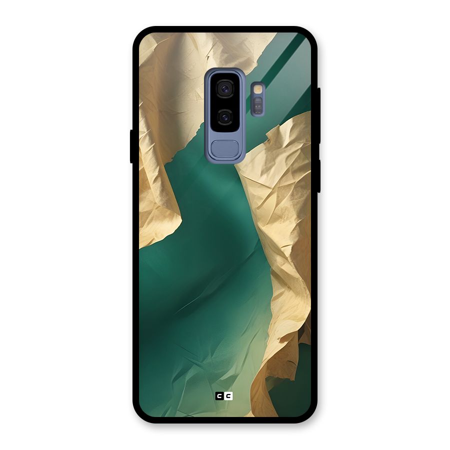 Cool Vintage Paper Glass Back Case for Galaxy S9 Plus