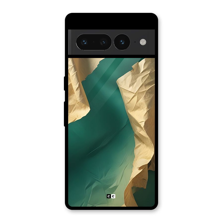 Cool Vintage Paper Glass Back Case for Google Pixel 7 Pro