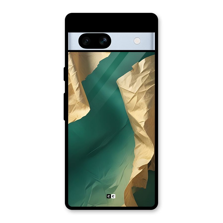 Cool Vintage Paper Glass Back Case for Google Pixel 7a