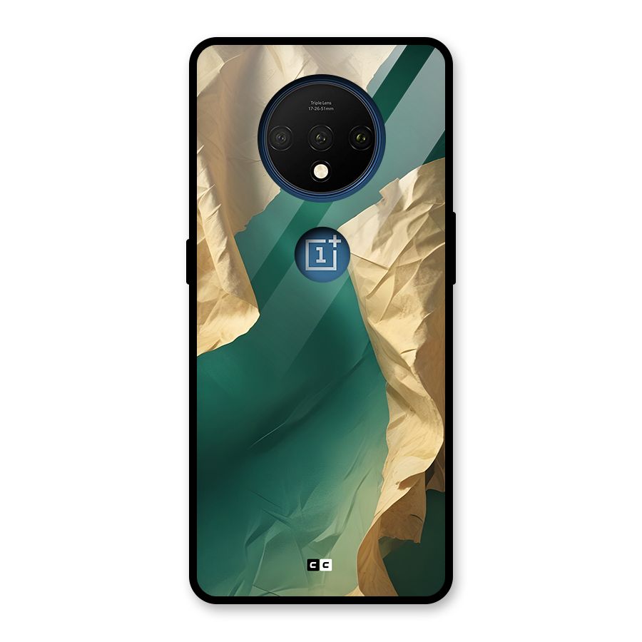 Cool Vintage Paper Glass Back Case for OnePlus 7T