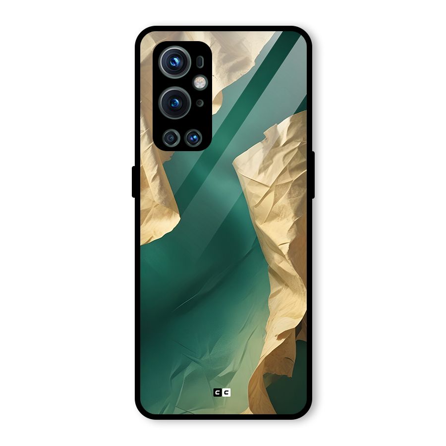 Cool Vintage Paper Glass Back Case for OnePlus 9 Pro