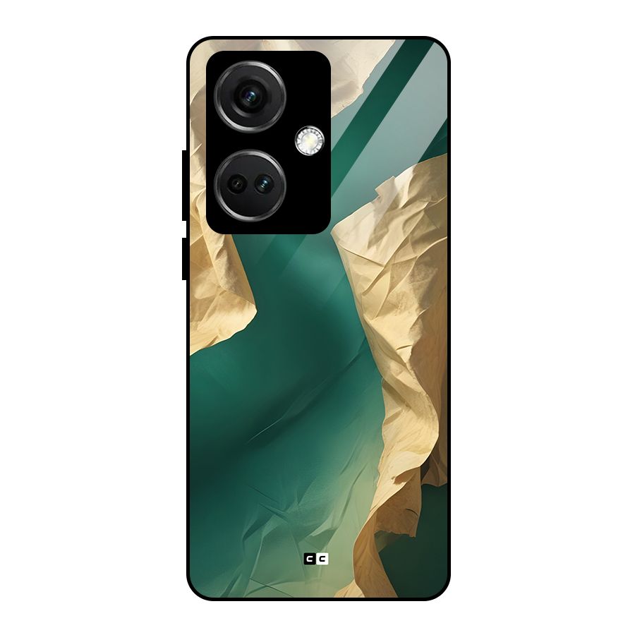 Cool Vintage Paper Glass Back Case for OnePlus Nord CE 3 5G