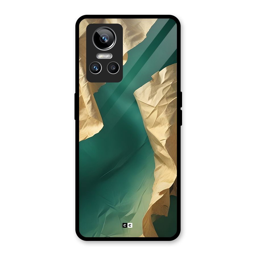 Cool Vintage Paper Glass Back Case for Realme GT Neo 3
