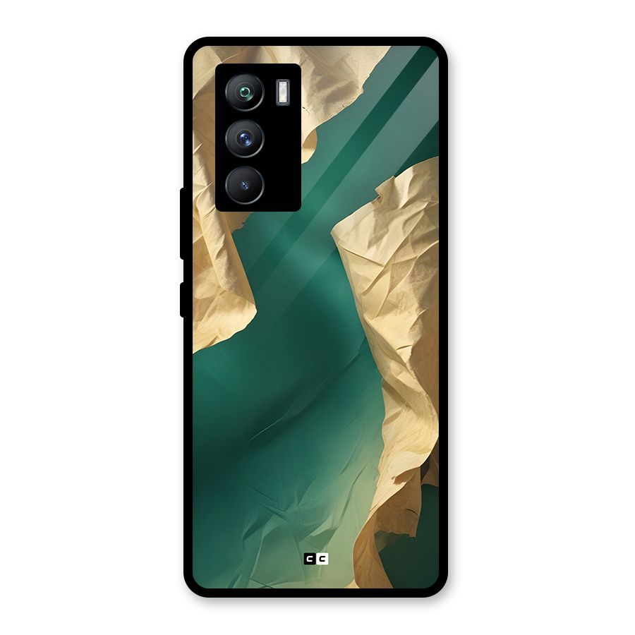 Cool Vintage Paper Glass Back Case for Vivo iQOO 9 SE