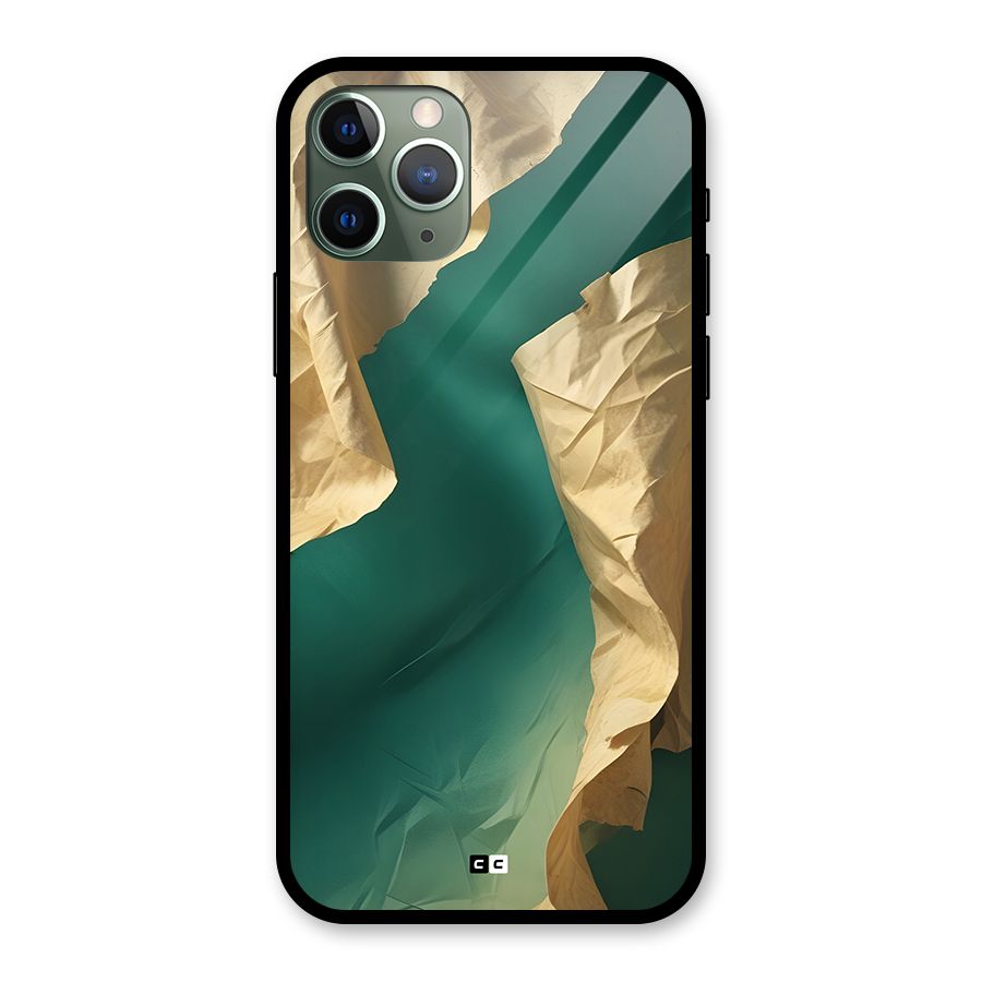 Cool Vintage Paper Glass Back Case for iPhone 11 Pro