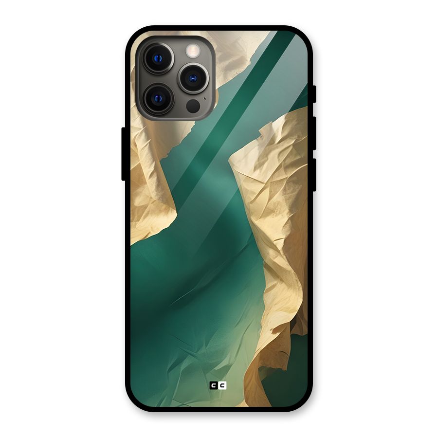 Cool Vintage Paper Glass Back Case for iPhone 12 Pro Max