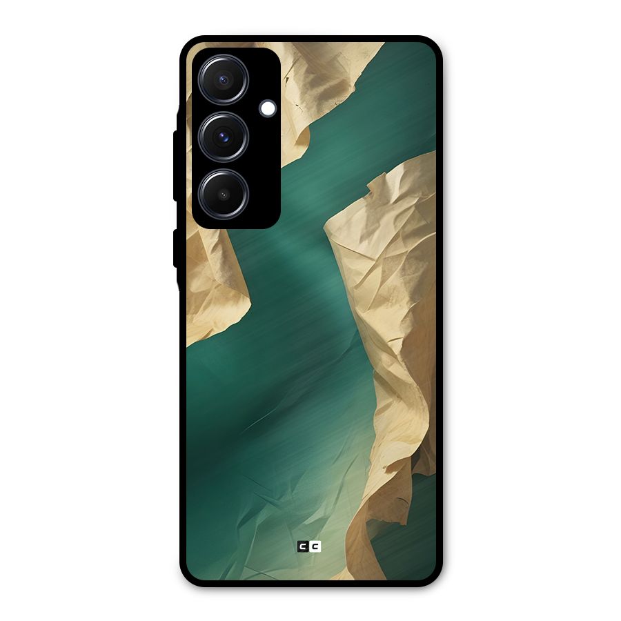 Cool Vintage Paper Metal Back Case for Galaxy A55