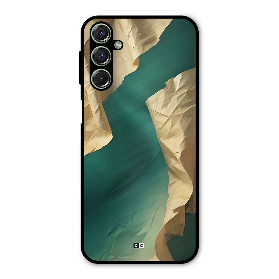 Cool Vintage Paper Metal Back Case for Galaxy F34