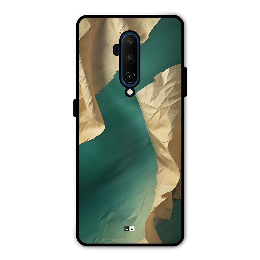 Cool Vintage Paper Metal Back Case for OnePlus 7T Pro
