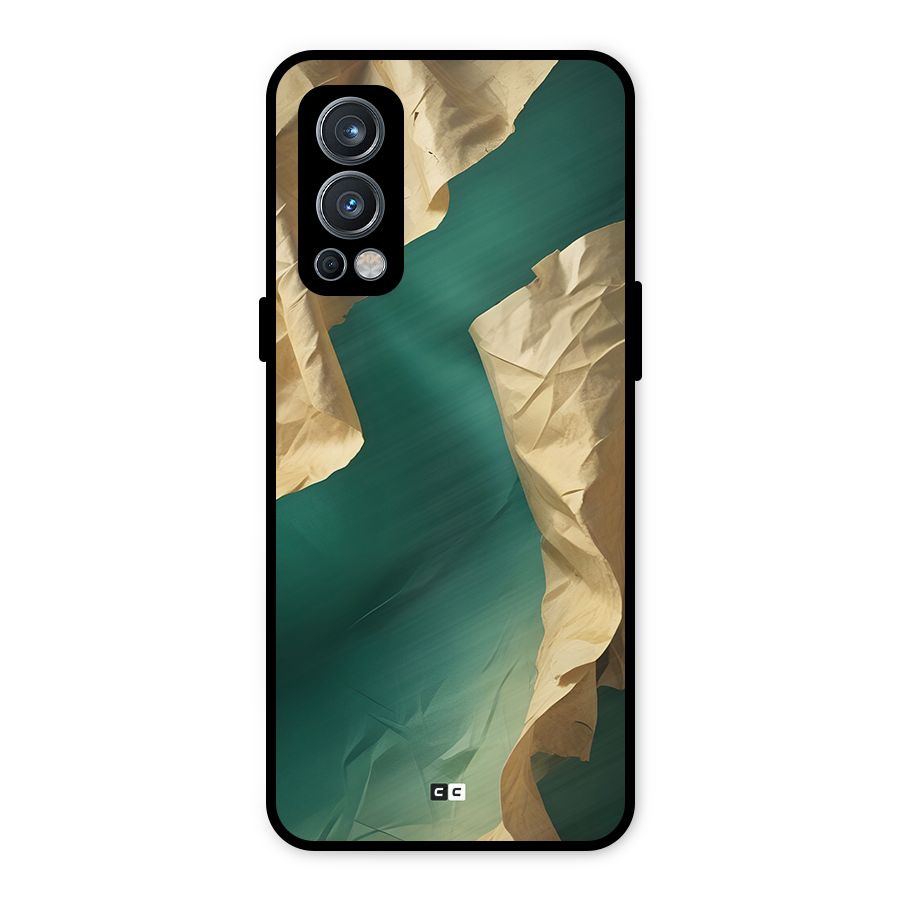 Cool Vintage Paper Metal Back Case for OnePlus Nord 2 5G