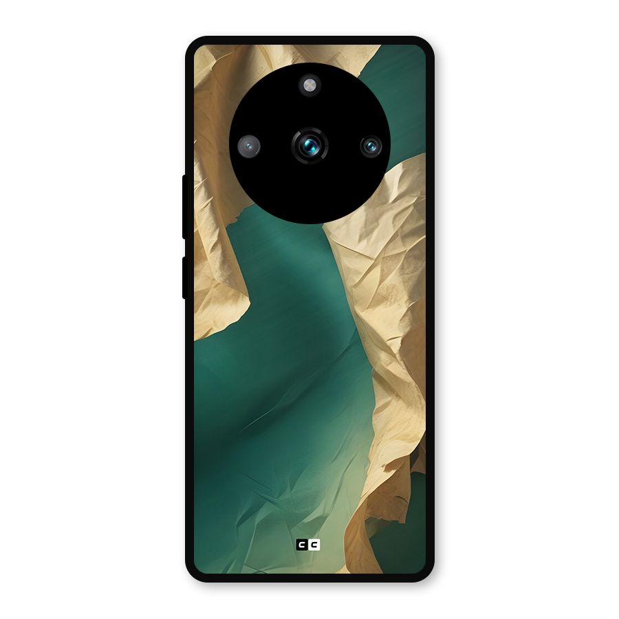 Cool Vintage Paper Metal Back Case for Realme 11 Pro Plus