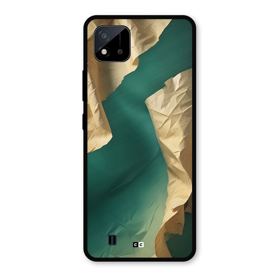 Cool Vintage Paper Metal Back Case for Realme C11 2021