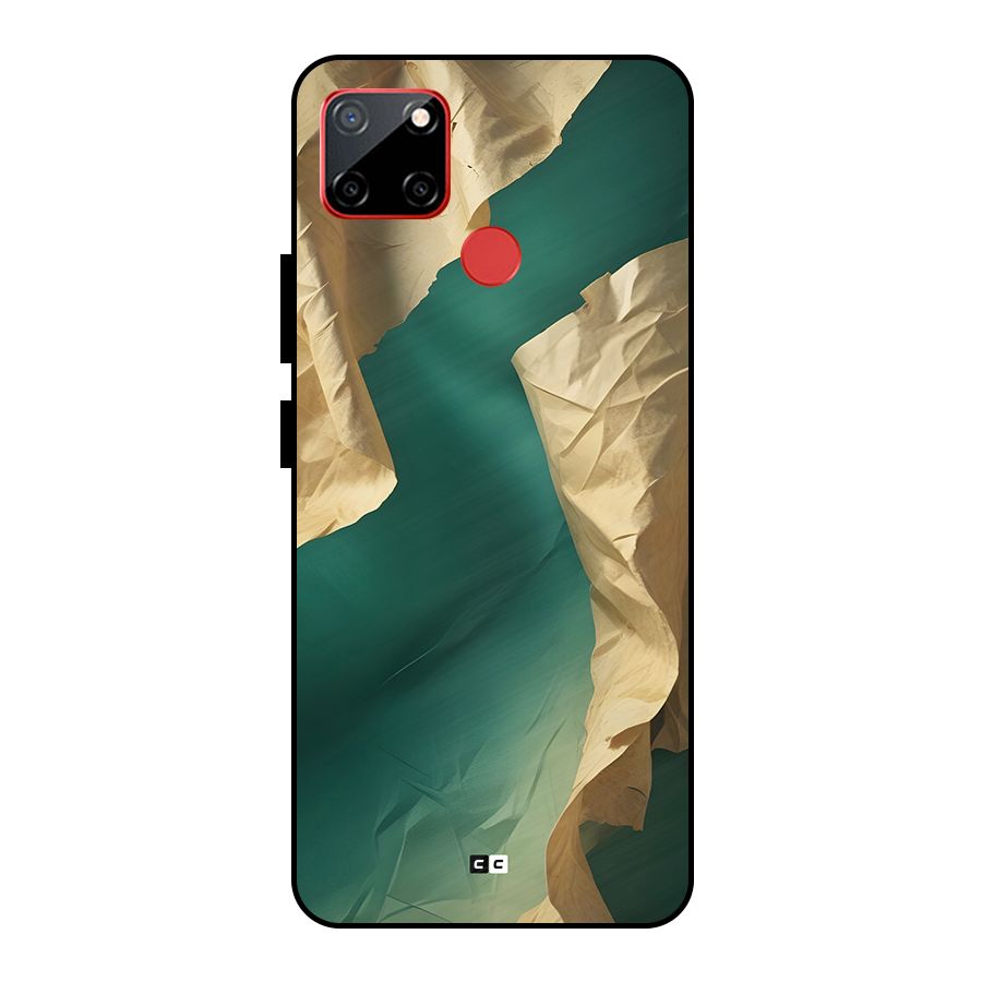 Cool Vintage Paper Metal Back Case for Realme C12