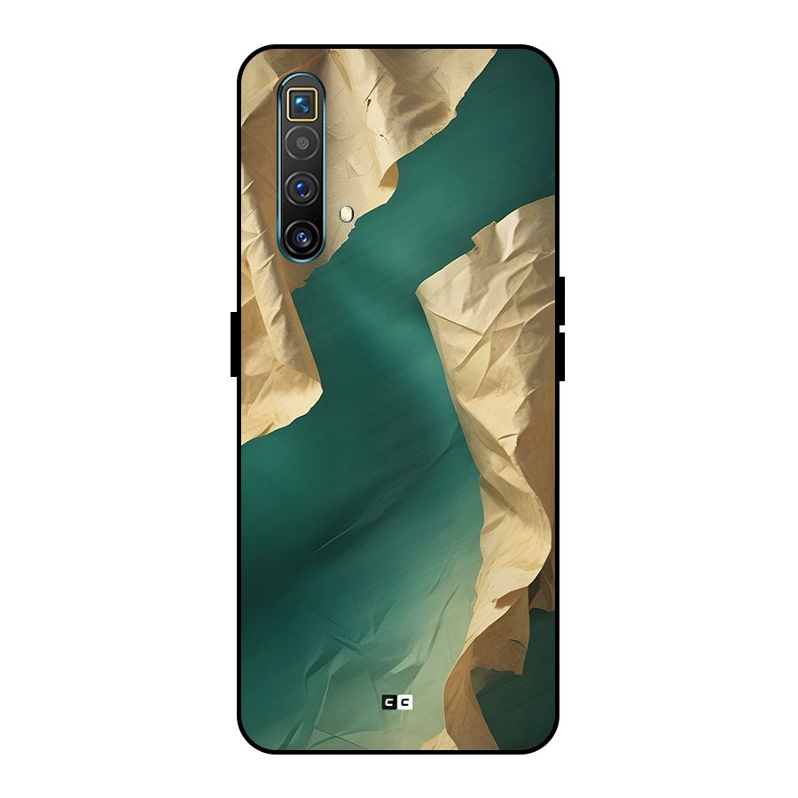 Cool Vintage Paper Metal Back Case for Realme X3