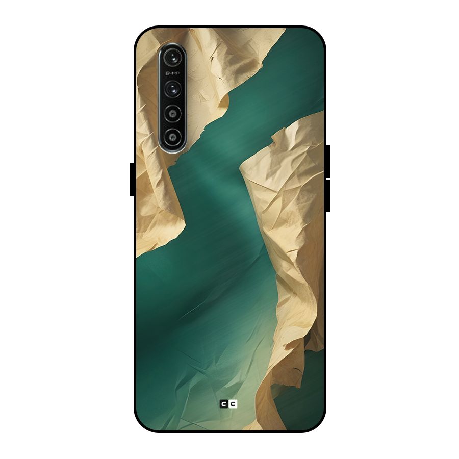 Cool Vintage Paper Metal Back Case for Realme XT
