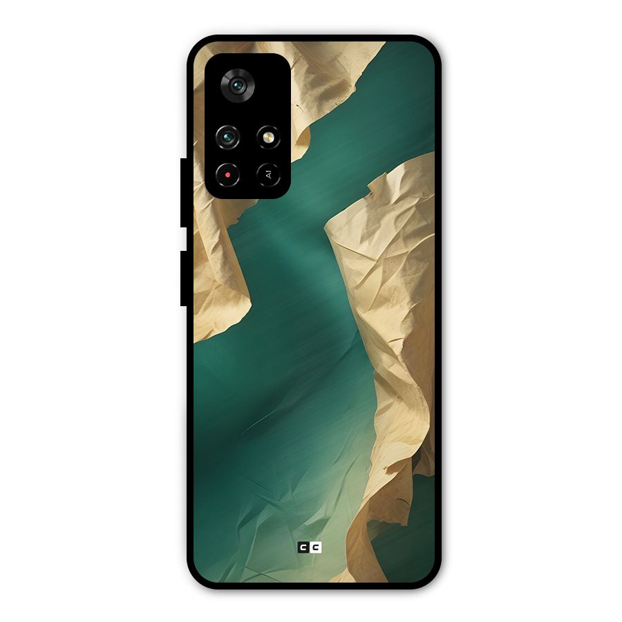 Cool Vintage Paper Metal Back Case for Redmi Note 11T 5G
