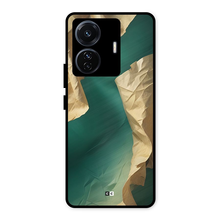 Cool Vintage Paper Metal Back Case for Vivo T1 Pro